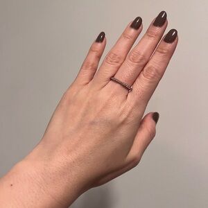 NWT Diamonique Diamond Wedding Band Ring